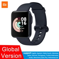 new xiaomi mi watch lite bluetooth smart watch gps 5atm waterproof smartwatch fitness heart rate monitor mi band global version