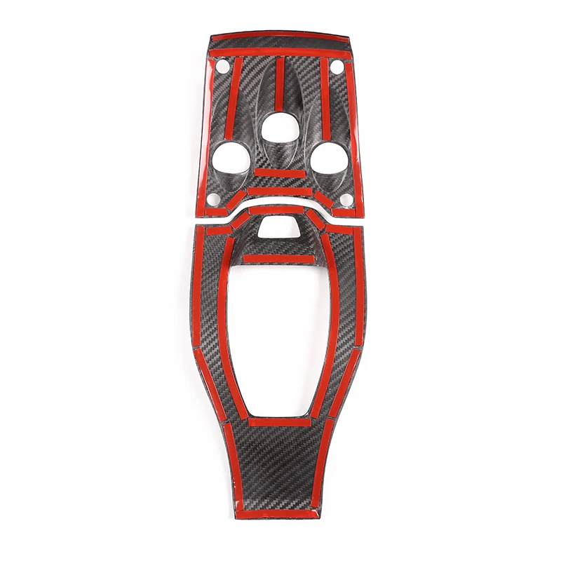 

Real Carbon Fiber Car Styling Central Control Gear Switch Panel for Ferrari 458 2011-2016 Car Interior Accessories