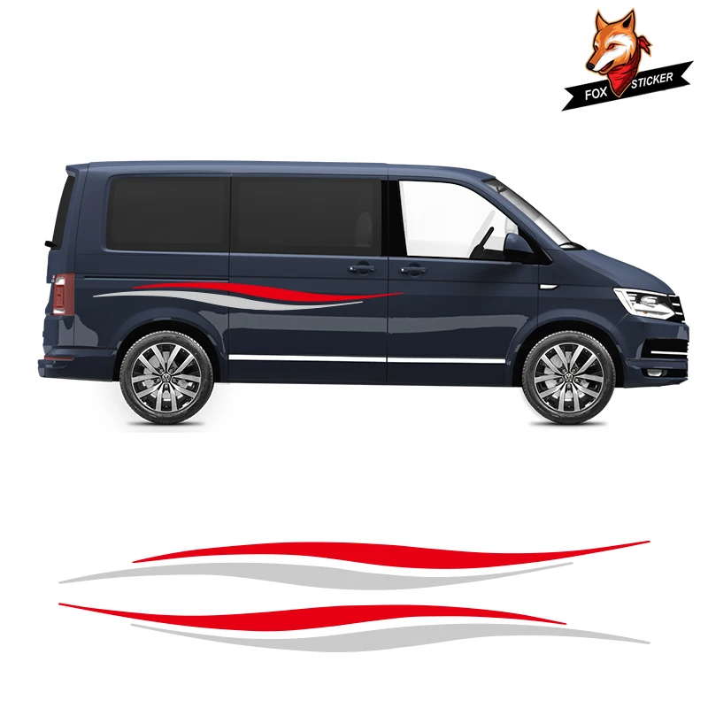 Универсальные виниловые наклейки на 2 стороны автостайлинг для Ford Transit Renault Kang