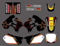 0423 motorcycle new style team graphic background decal sticker for suzuki rm125 rm250 rm 125 250 1996 1997 1998 customizable