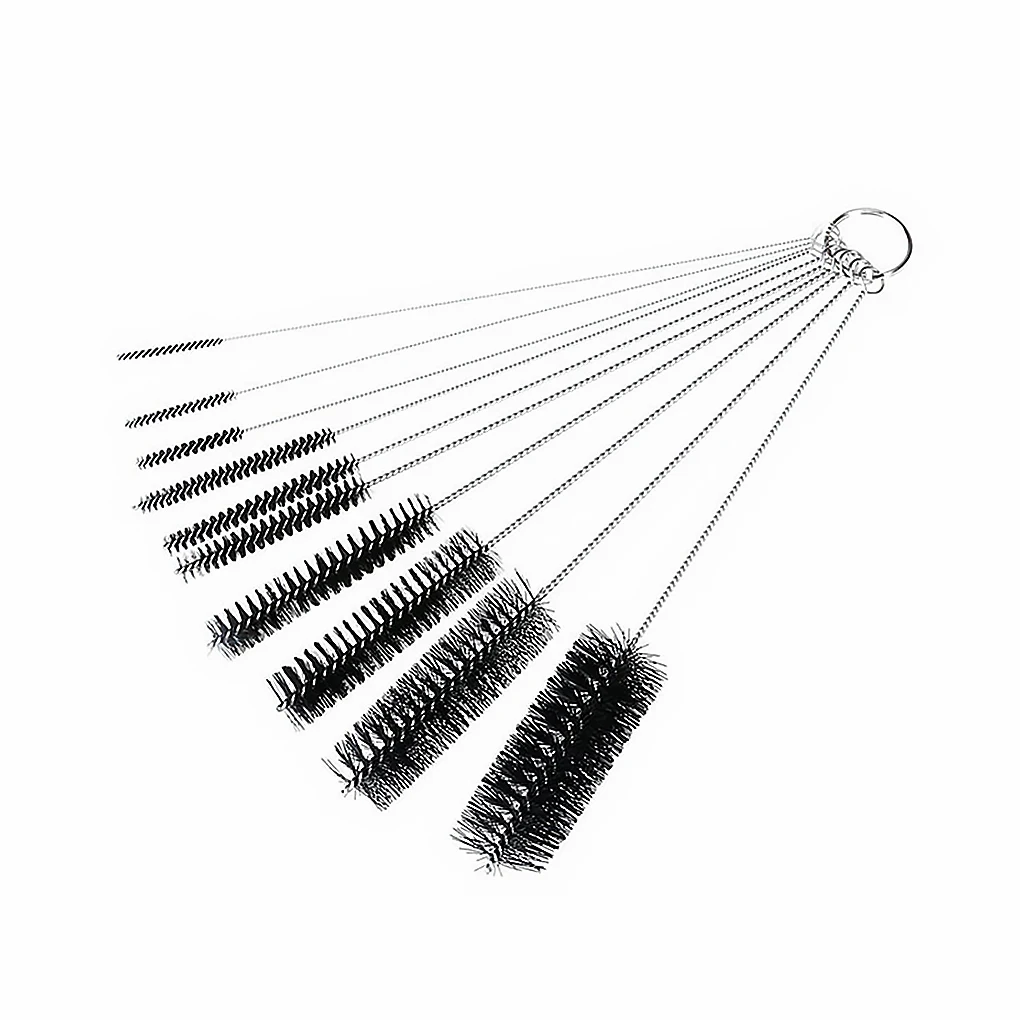 

10pcs/set Coffee Machine Brush Bottle Tube Straw Cleaner Washing Glasses Keyboards Jewelry Cleaning Brushes Clean Tools