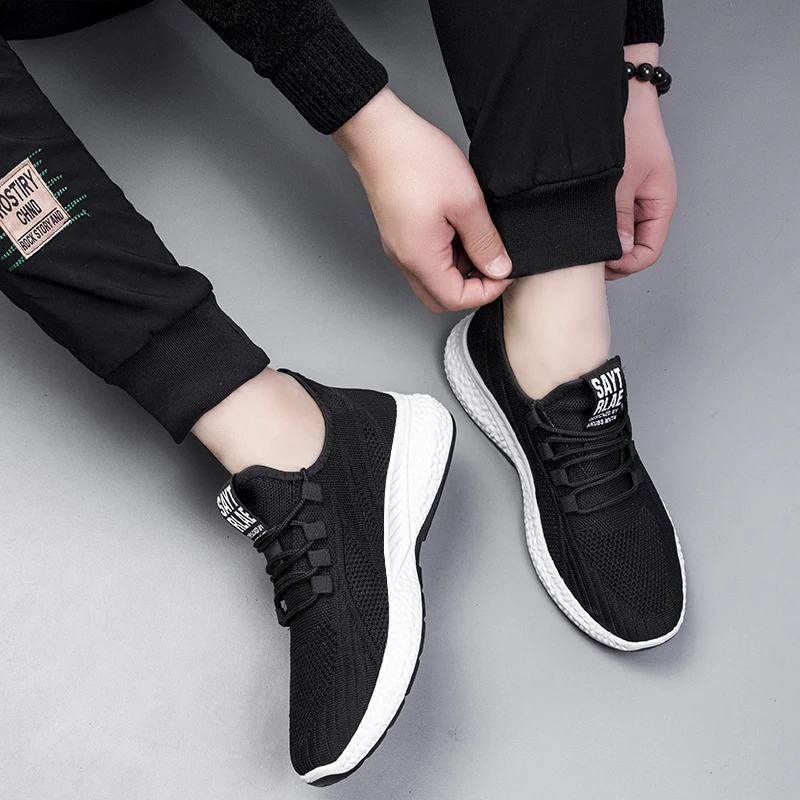2020 Genuine CNEC Sneakers Shoes for Men Male Fashion Casual Sports Running Bona White Black Trainers Tenis Light | Обувь