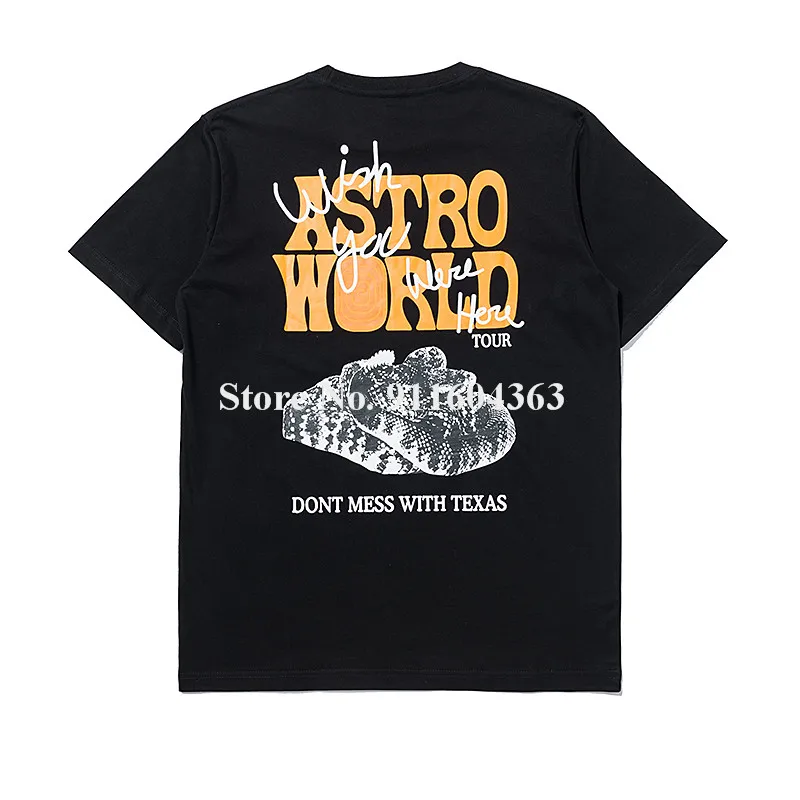 

Travis Scott Astroworld Men Women T-Shirt Print Top Tees #8920