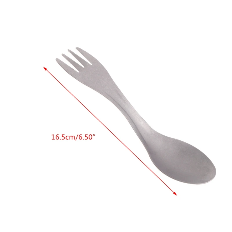 

Portable Tableware Picnic Hike Spoon And Fork 2 In 1 Picnic Fruit Fork Spoon Travel Flatware Cookware Outdoor Backpack Flatware