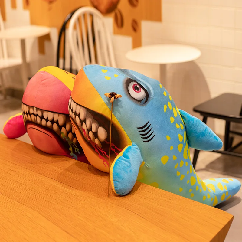 Акула плюшевые детские игрушки реалистичные успокаивающие мягкие животные для