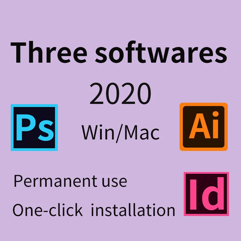 

ðŸ”¥Combination special offer] 2020 Photoshop, Illustrator and InDesign for WIN and MAC