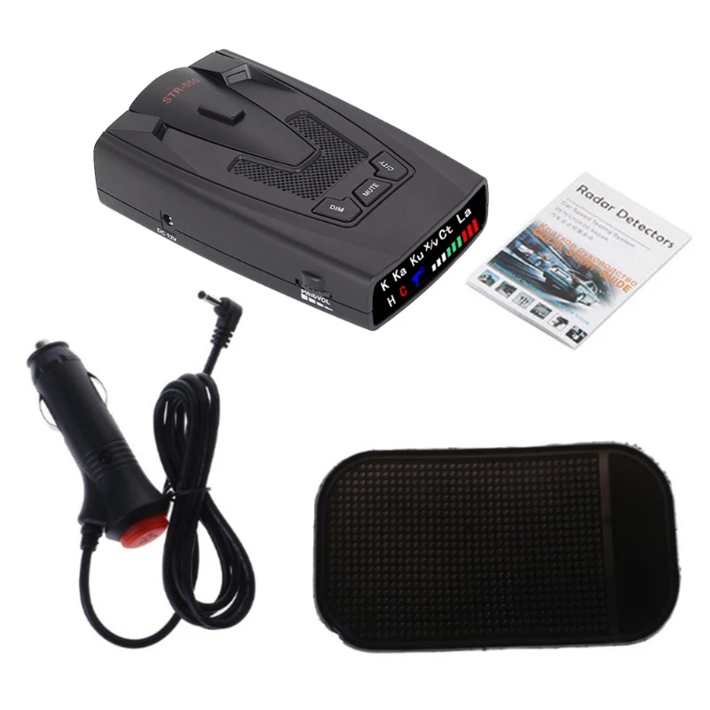 

STR555 Radars Detectors Car Detector Anti Radars Multi-language Car Speed Monitoring Detector T3EF