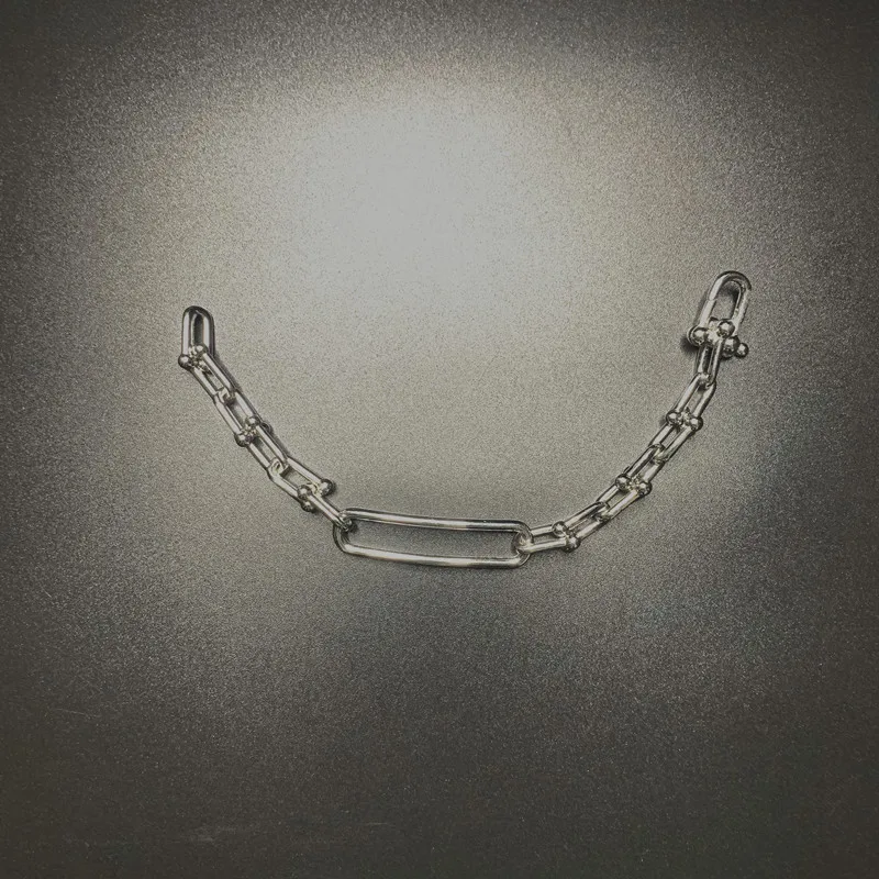 2021 new woman hot selling brand ttff 925 sterling silver hip hop heavy metal u shaped thick bracelet party jewelry gift co free global shipping