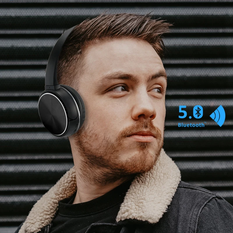 Беспроводные Bluetooth наушники PHOMAX с активным шумоподавлением быстрая зарядка