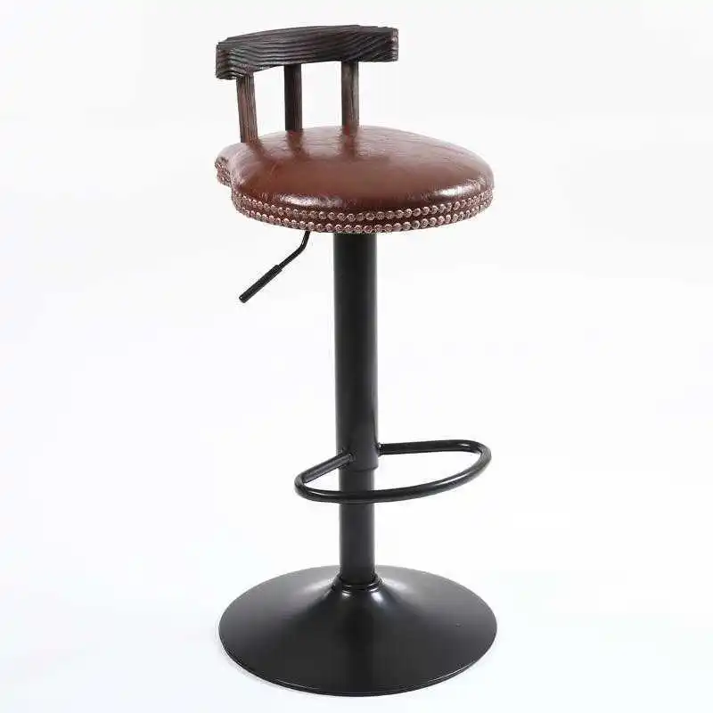 

Стул для бара, кожаный стул, современный силуэт, барный стул