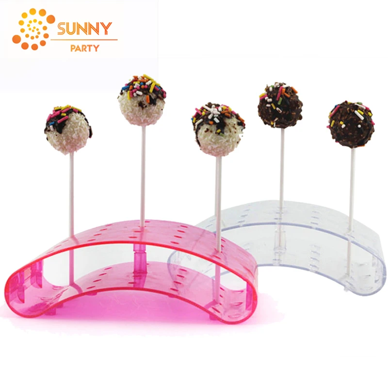 Acrylic Multi Holes Ice Cream Holder Cake Candy Shelf Transparent Display Stand Multilayer Birthday Party Wedding Decor Supplies | Дом и сад