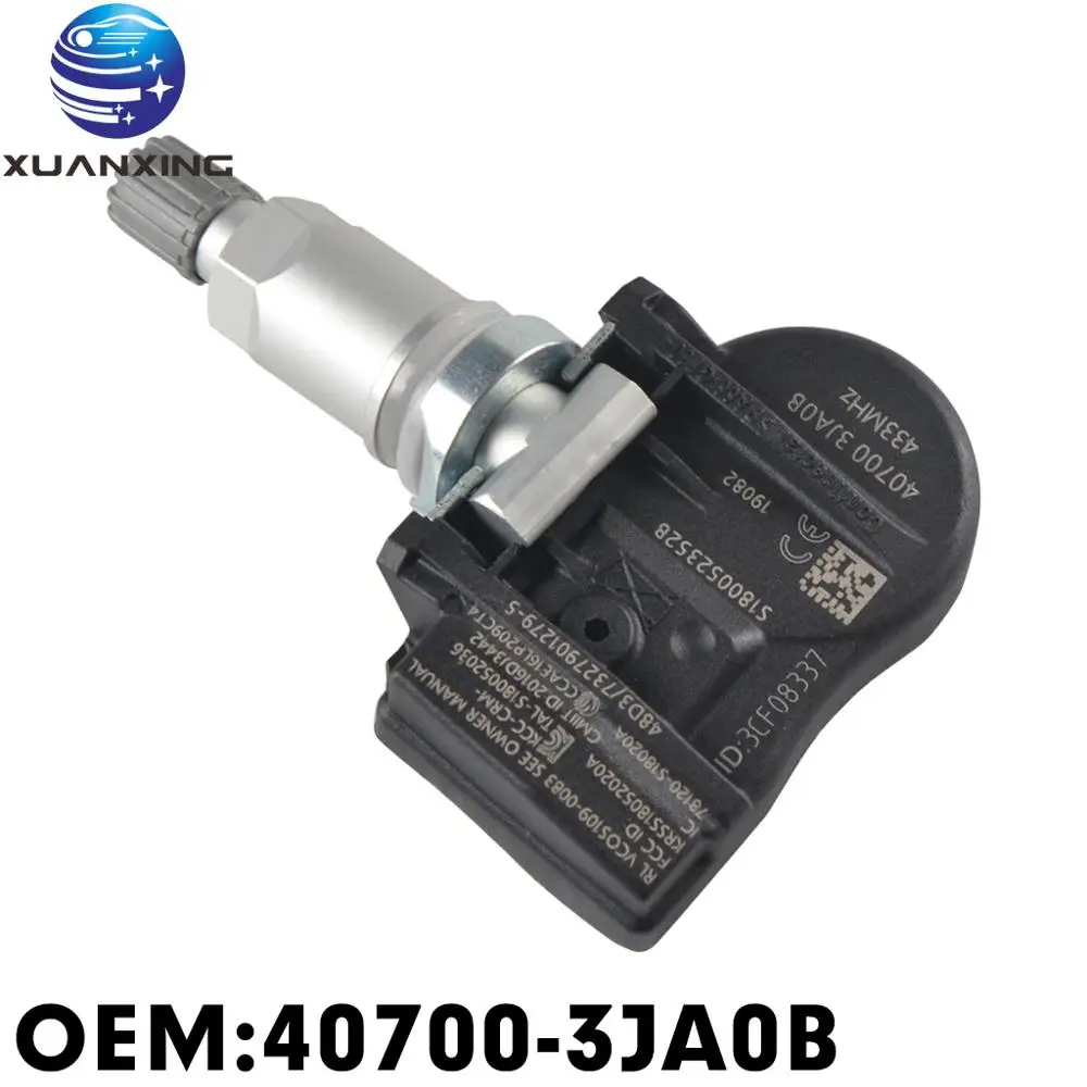 OEM 407003JA0B датчик давления в шинах Система мониторинга 433 МГц TPMS для Nissan Infiniti 407003JA0A S1800052352B