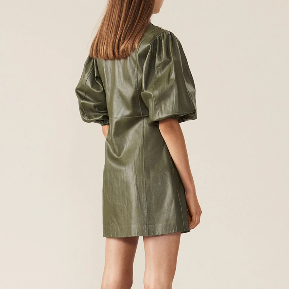 2021 осеннее Модное Новое Женское пикантное облегающее платье из искусственной