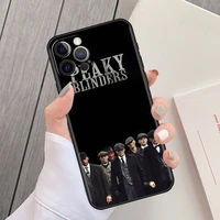 back soft cover for apple iphone 7 11 12 13 pro xr x xs max 6 6s 8 plus 5 5s se tpu matte phone case peaky blinders