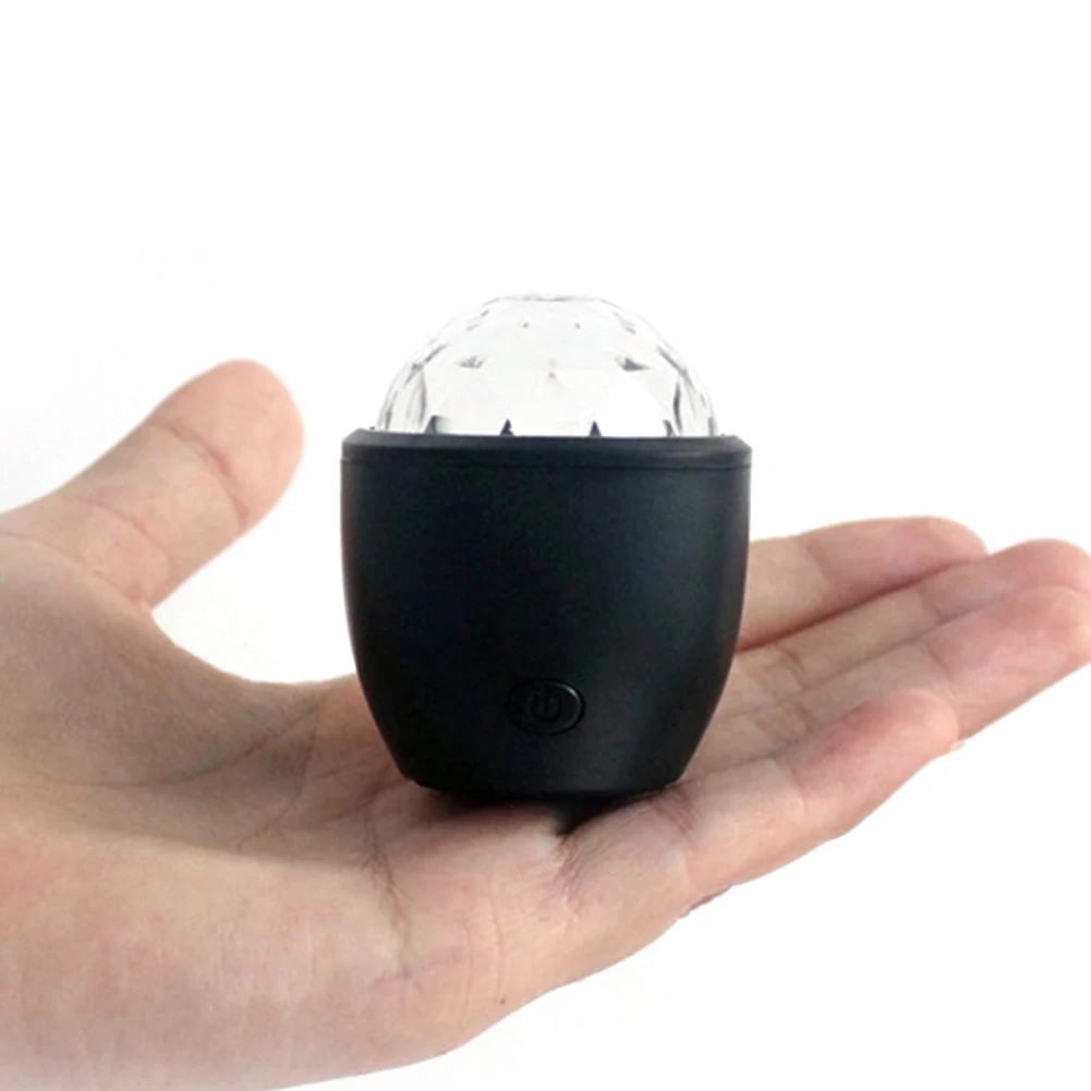 

Mini Disco Light DJ Voice Activated USB Powered Stage Lamp Bar Flashing Inner Car Party Crystal Atmosphere KTV UV