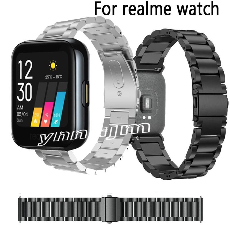 

Realme Watch Band Straps Steel Straps for Realme Watch Straps Realme Smart Watch Accessories