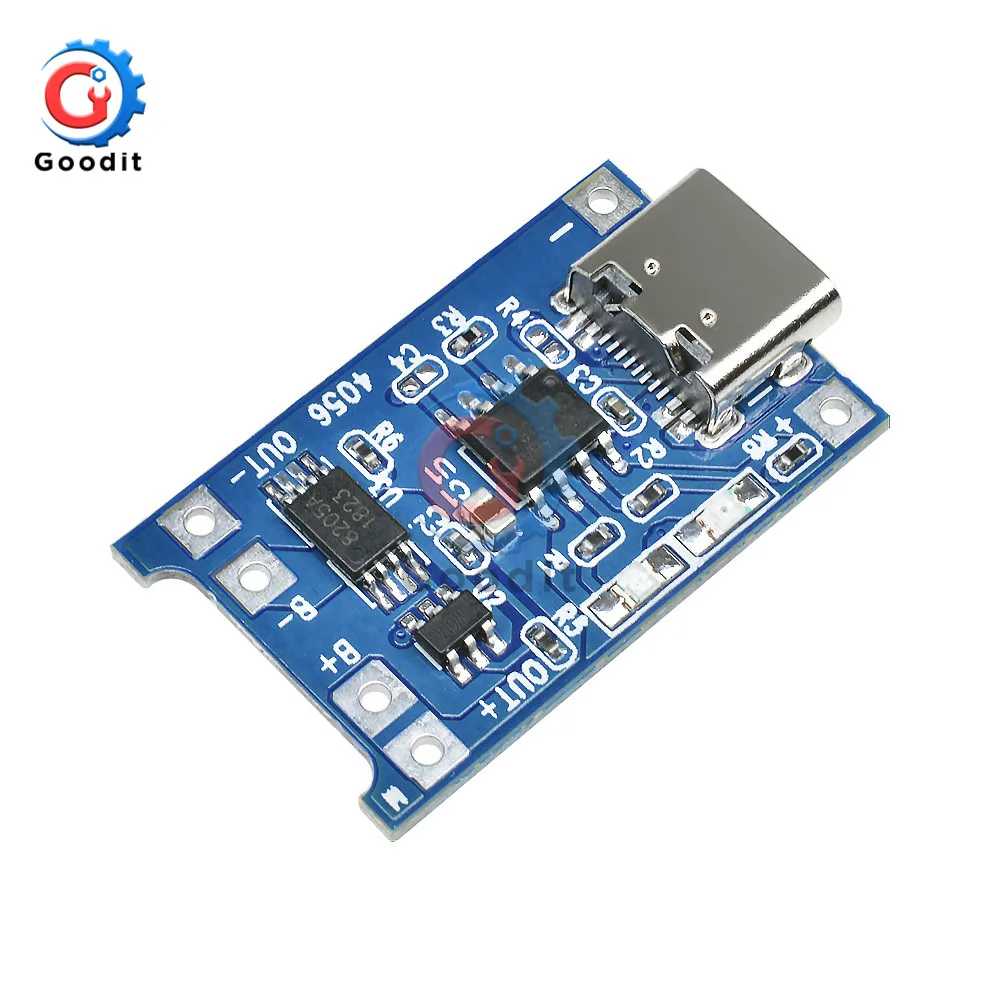 Зарядная плата TP4056 18650 5 В 1 А Mini Micro USB Type c литиевая батарея модуль зарядного