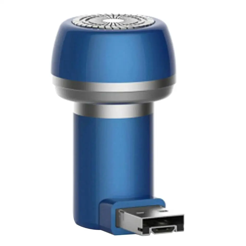 Портативная электрическая бритва Mini USB + Micro Водонепроницаемая для волос на лице с