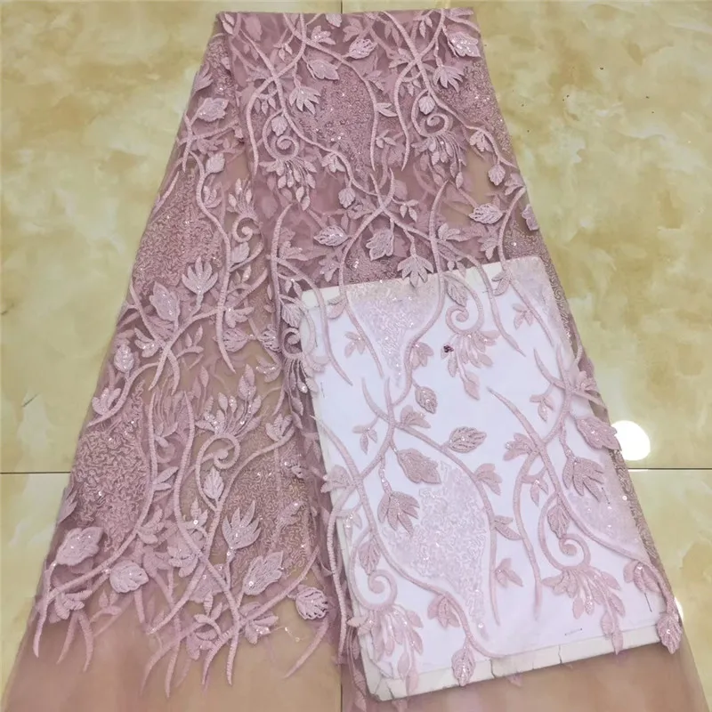 2019 французский нигерийский Тюль кружевная ткань Высокое качество африканская