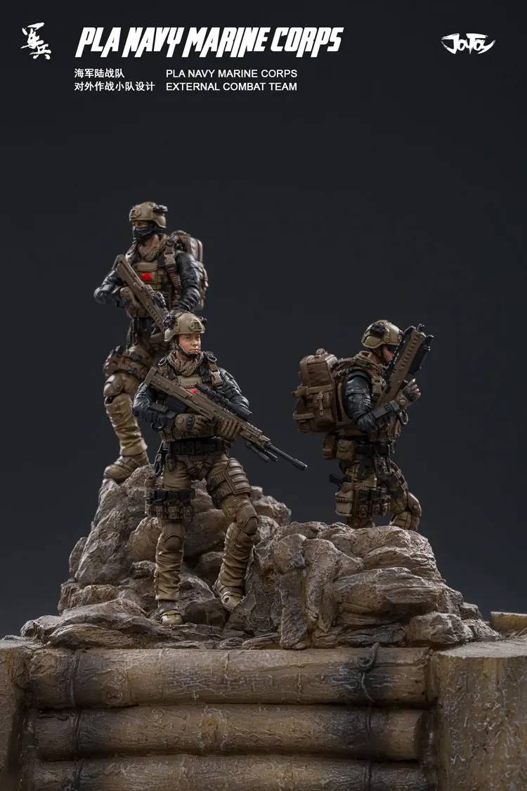 Экшн фигурки JOYTOY 1/18 корпус морской пехоты пла смолы сцена (22 см * 17 13 см) модель