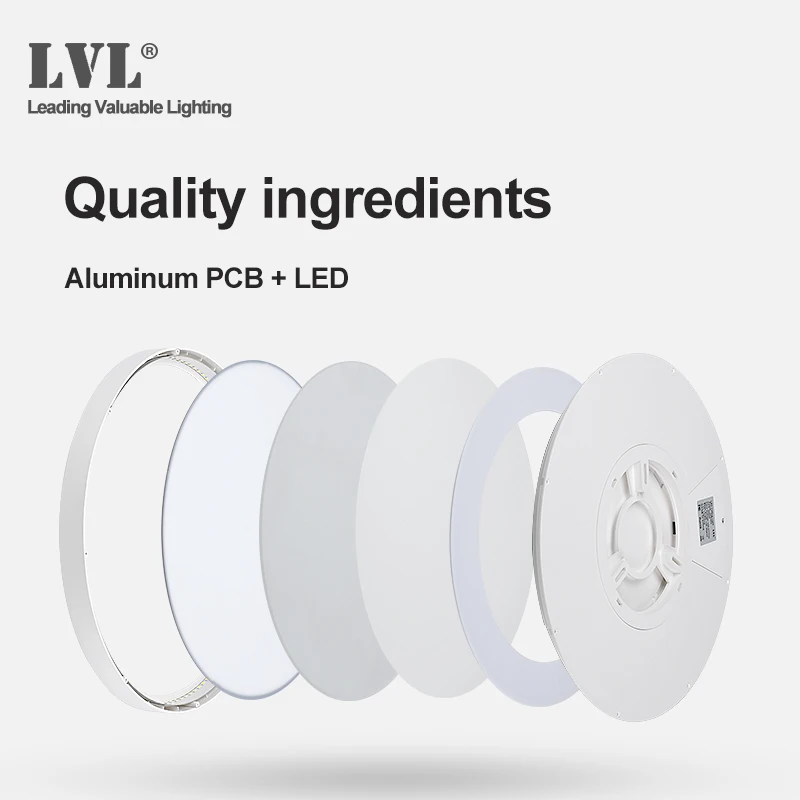 $26.88 Modern Led Smart Ceiling Light Golden Wood Grain Dimmable Home Lighing WiFi Tuya App Voice Control Surface Mounting Ceiling Lamp