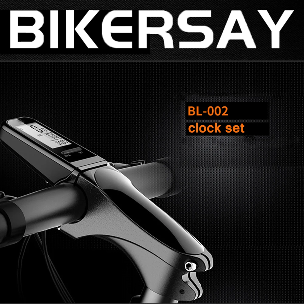 

Mountain Bicycle Luminous Waterproof Mileage Speedometer Bike Stem With Code Table Wireless Odometer Speeding Alert Stopwatch