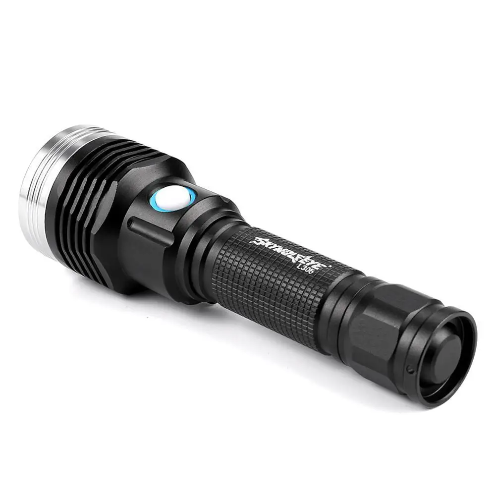 Светодиодный фонарик перезаряжаемый L2 светильник люмен большой радиус действия
