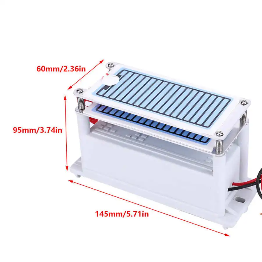 

Ozone Generator 20g Integrated Ozone Generator Moistureproof Long Service Life Air Purifier for Refrigerators 100W Air Purifier
