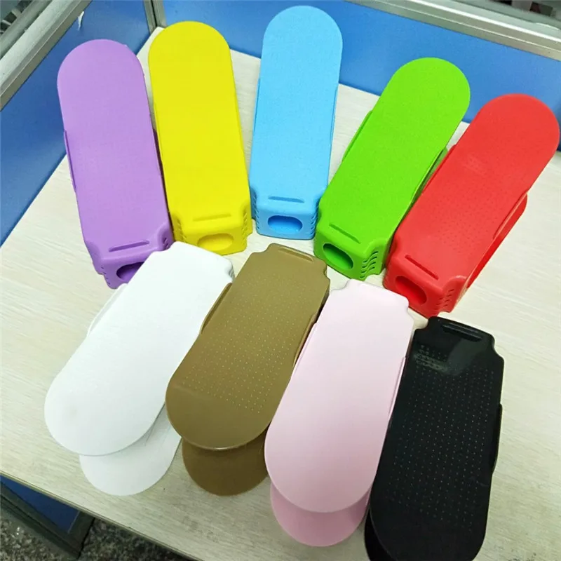 Простая тонкая многофункциональная креативная двухслойная стойка для обуви DIY