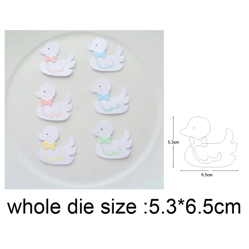 

Галстук-бабочка Утка Животные металлические режущие штампы трафареты для скрапбукинга штампы DIY Поделки открытки в альбом тиснение высечк...