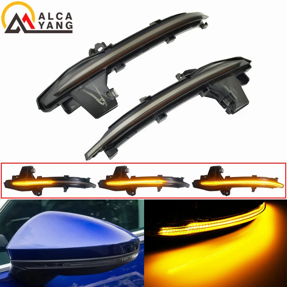 

LHD Smoked Lamp For Audi A6 C8 4A A7 4K A8 D5 4N 2019 2020 Car LED Dynamic Turn Signal Light Side Mirror Indicator Accessories
