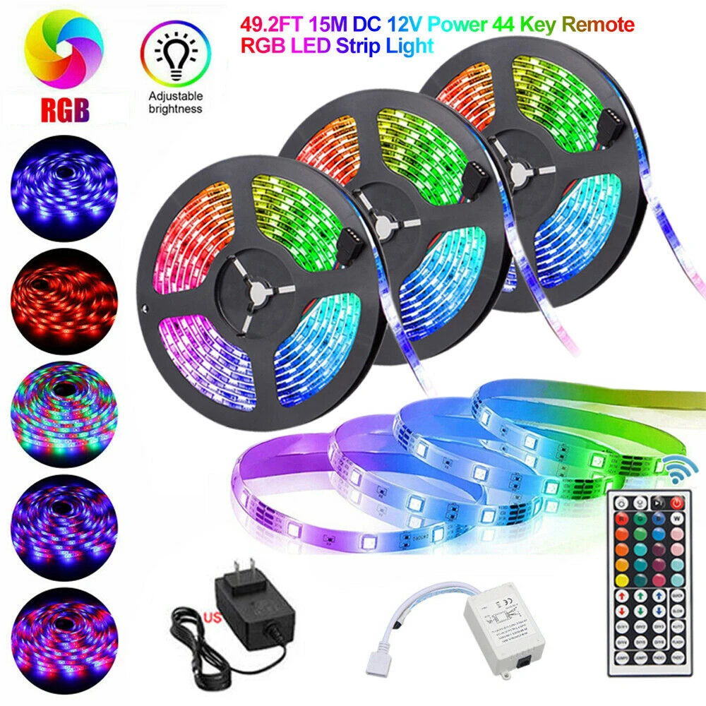 

Светодиодная лента RGB для украшения дома, 5-15 м