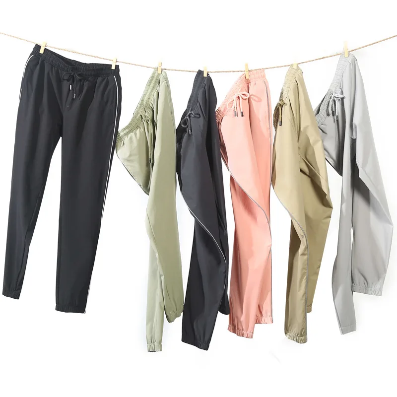 Уличные дышащие быстросохнущие брюки из ледяного шелка для мужчин и женщин пар
