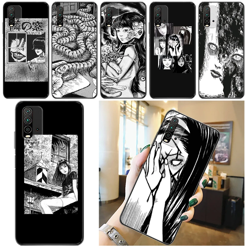 

Horror Comic Junji Ito Tomie Phone Case For Xiaomi Redmi 9i 9A 9AT 9 9C Redmi 9A 9C Cases Back Cover Coque Funda Carcasa