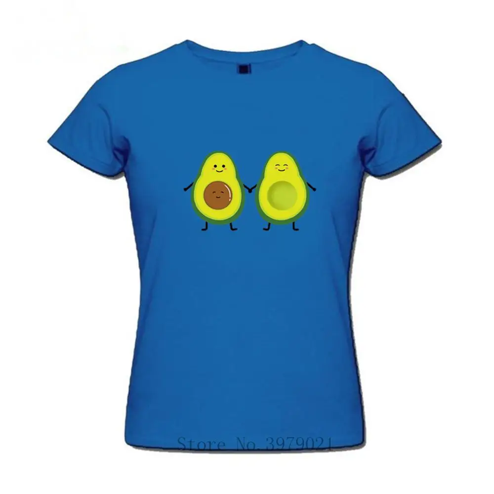 Милые авокадо hug рубашка веганских материалов футболка для женщин Harajuku Kawaii с