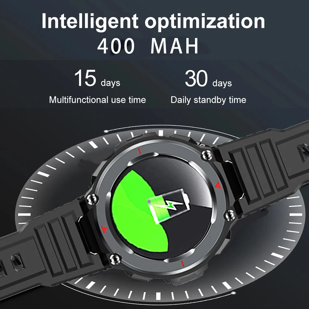 

LIGE 2021 New Men Smart Watch Full Touch Screen Multifunction Fitness Tracker Bluetooth Call Music Outdoor Sports Smartwatch