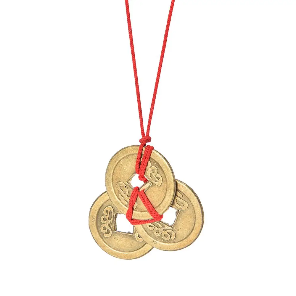 

3 pcs /set Lucky Copper Chinese Coins Original Chinese Feng Shui Coins For Wealth And Success