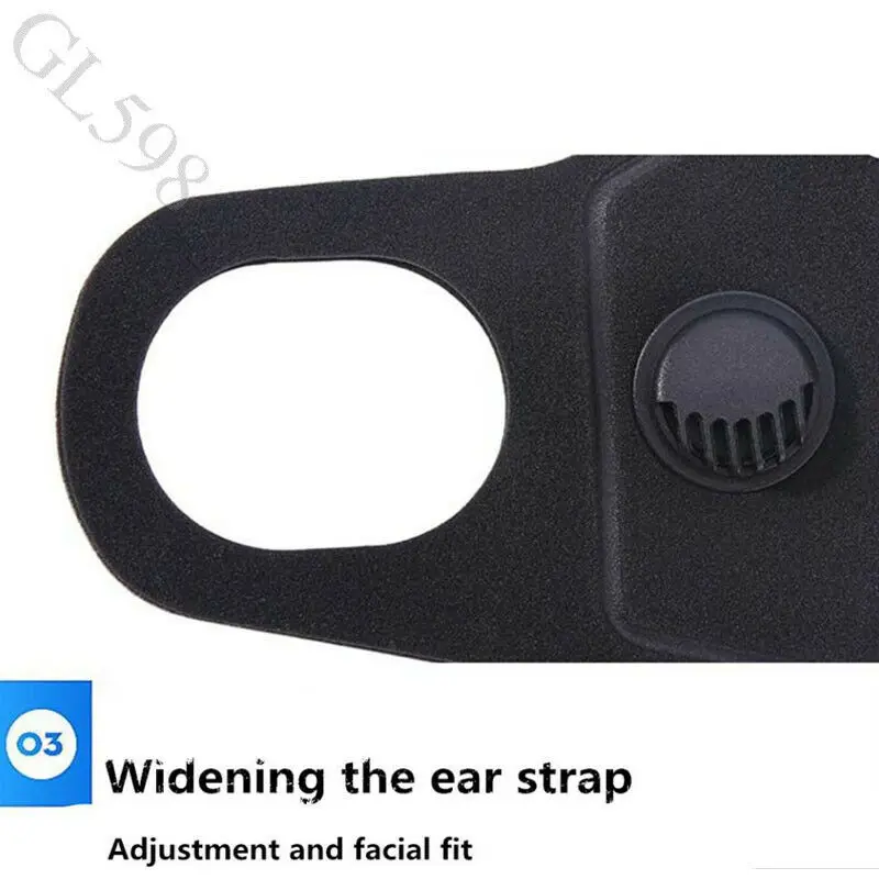 Новая противотуманная моющаяся многоразовая маска для лица PM2.5 с клапаном против