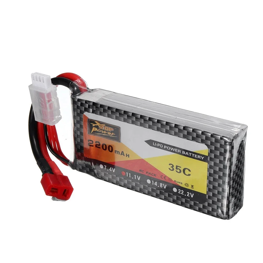 ZOP Power 7 4 V/11 1 V/14 8 V/22 2 V 2200mAh 35C 3S Lipo батарея T Plug для моделей RC|Зарядные устройства| |