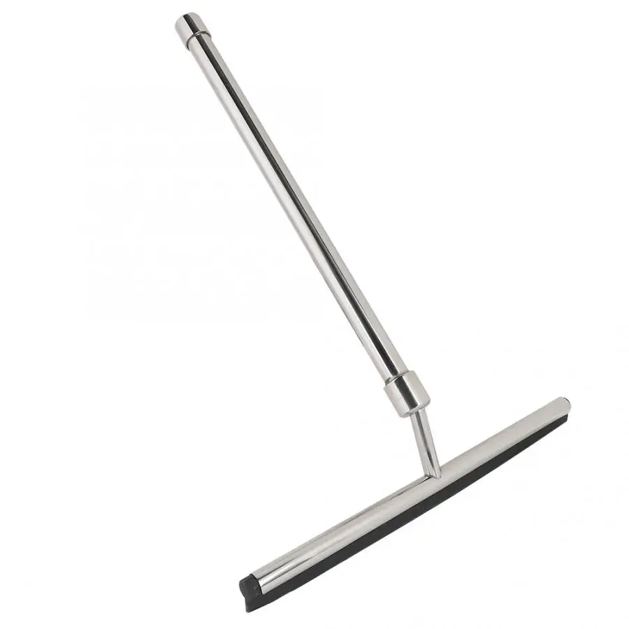 Раздвижная ручка из нержавеющей стали стеклоочиститель щетка для ванной зеркало