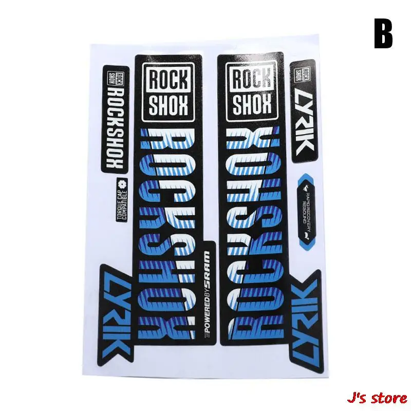 Наклейки ROCKSHOX с передней вилкой для велосипеда MTB Road Rock Shox наклейки PIKE Bike DIY Racing