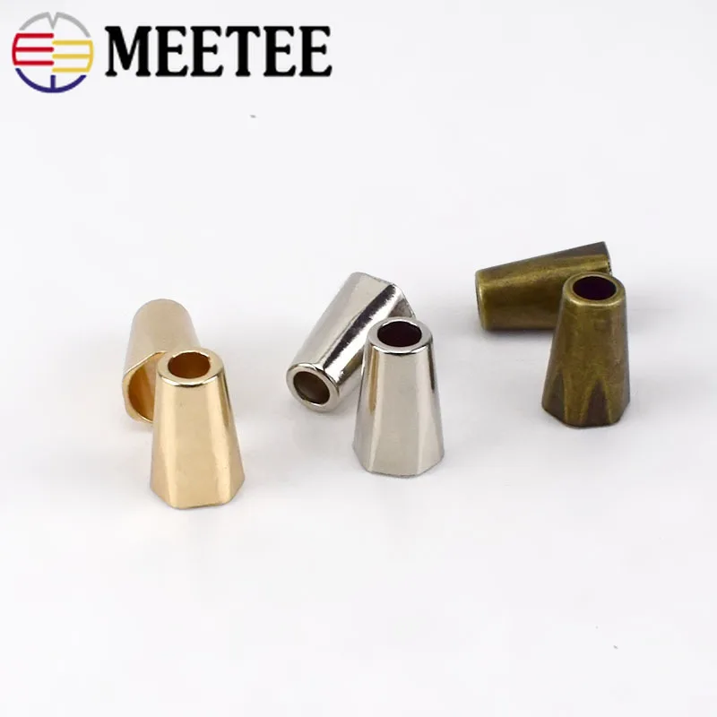 Металлическая шляпа с пряжкой Meetee 50 шт. веревка украшение для куртки застежка