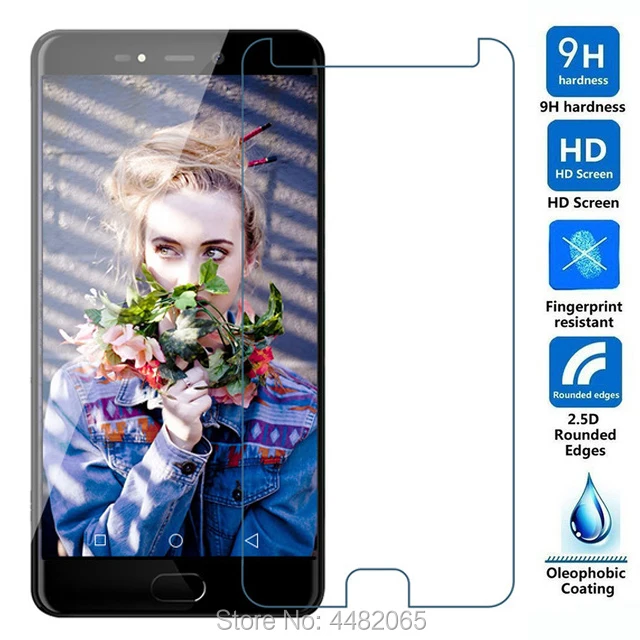 Закаленное стекло 2.5D для Leagoo T5 2 шт. защита экрана Защитная пленка ЖК-экрана дюйма