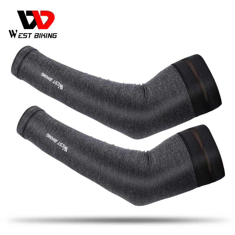 WEST BIKING 1 пара спортивных дышащих быстросохнущих рукавов для езды на велосипеде