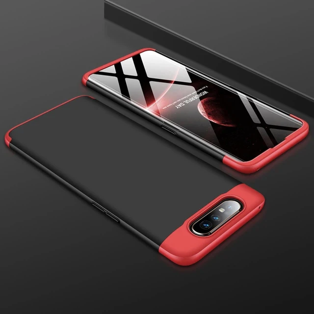 Чехол для samsung Galaxy A80, роскошный защитный противоударный чехол для телефона, чехол для samsung A80 SM-A805F - Цвет: Red Black