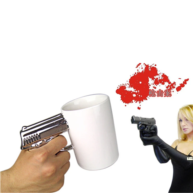 Новинка пистолет керамическая чашка для кофе и чая посуда напитков дома офиса