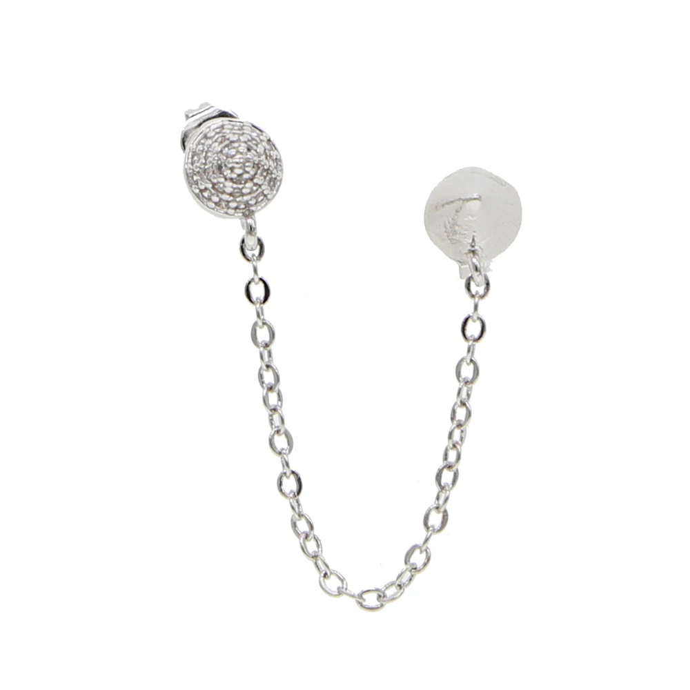 Двойной 2 пирсинг гвоздики AAA кубический цирконий cz кисточкой цепочка