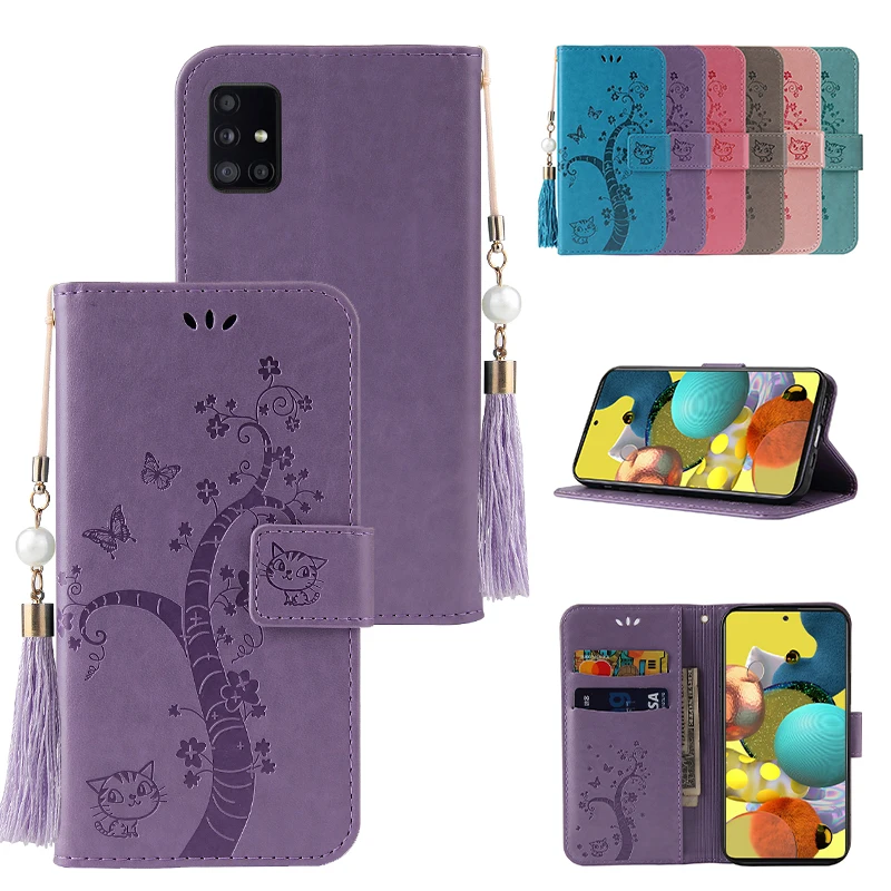 

Luxury Fashion Flip Leather Case For Samsung Galaxy M01 M10 M11 M31 M31S M51 Shockproof Bracket Card Slot Wallet Cases Cover