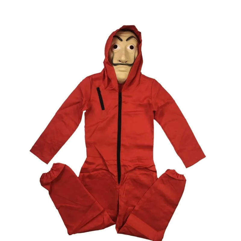 Костюм бумажного дома бумажный костюм для косплея Сальвадора Дали костюмы на