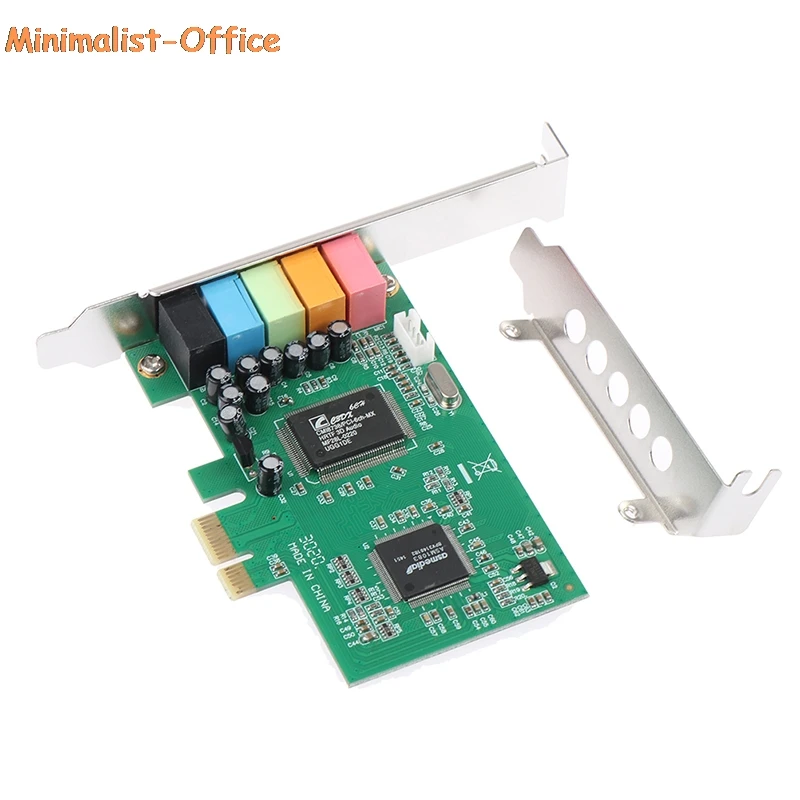 

PCI Express PCI-E 5.1 Ch 6 Channel Audio Digital Sound Card Support WIN7